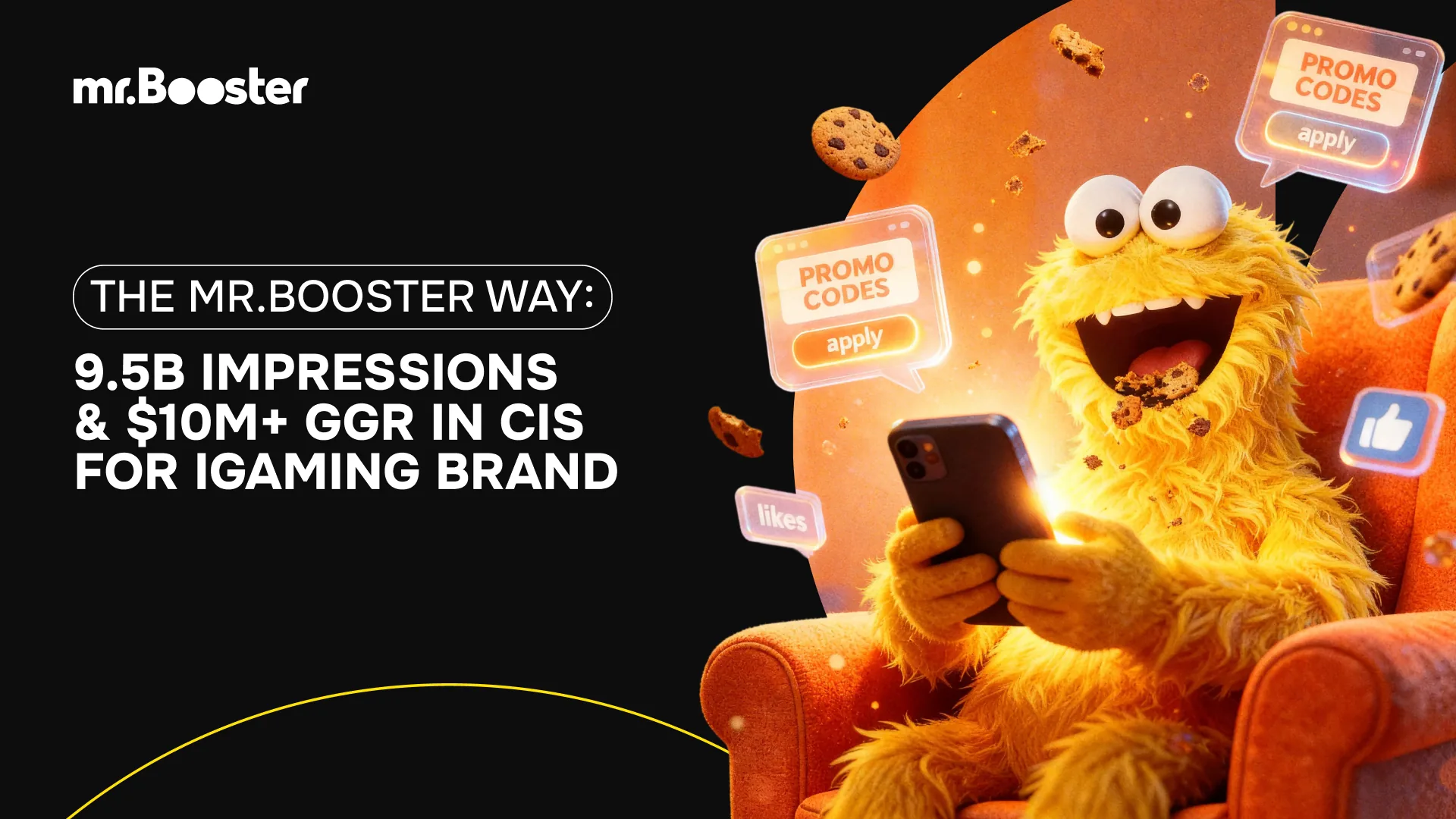 Who is mr.Booster? + A 9.5B-impression, $10M+ GGR case on ad stickers in the CIS